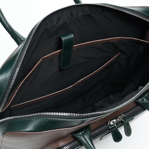 Clay Brown Zipper Laptop Bag USA