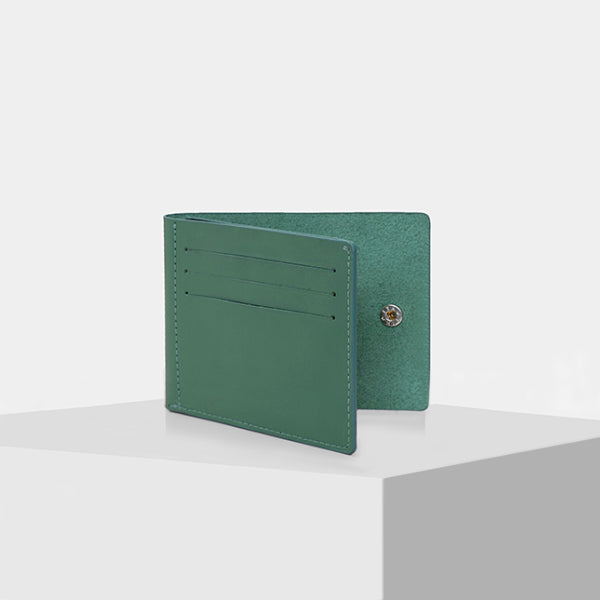 Green Leather luxury wallet for men