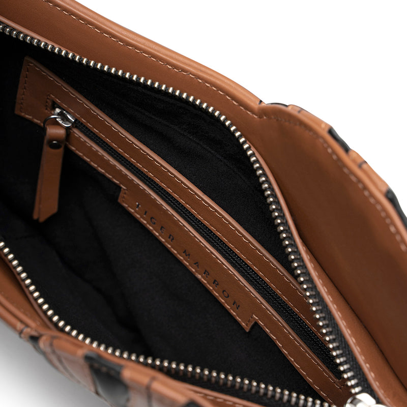 Leather Zipper Tote Bag from Tiger Fish