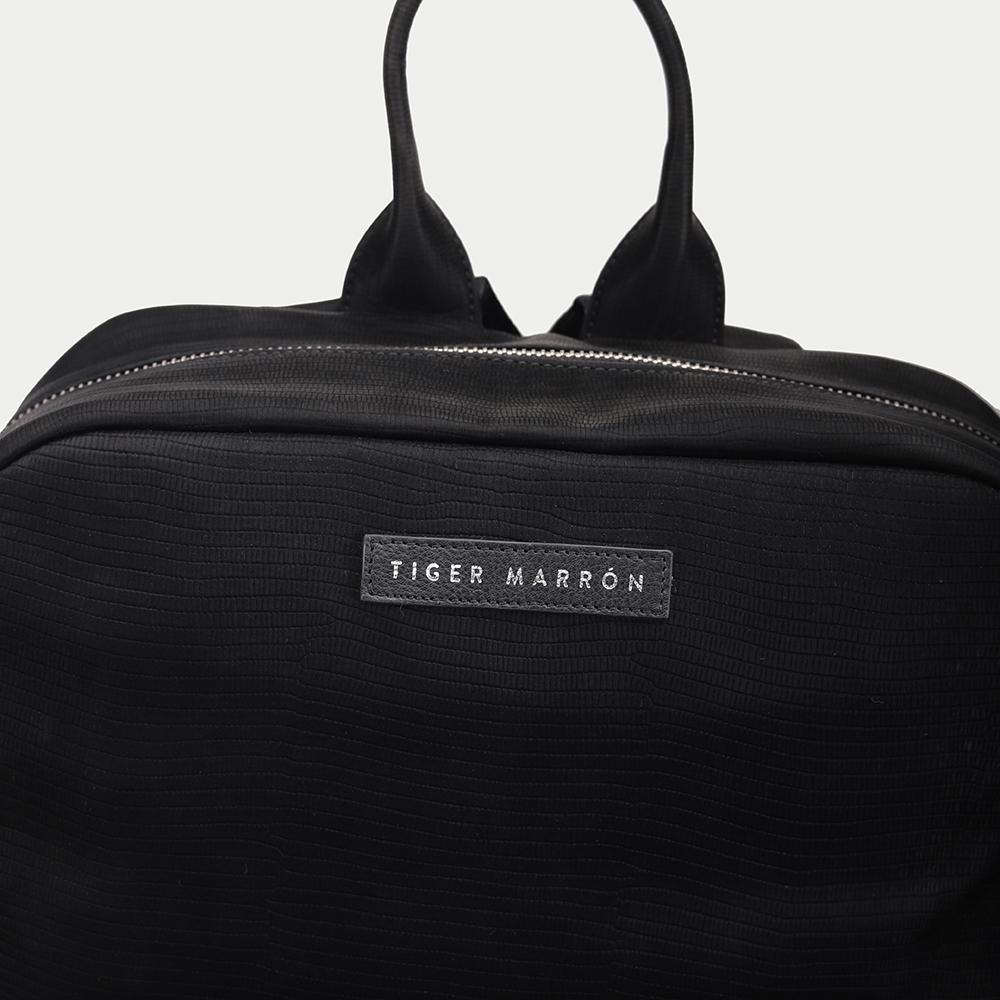 Tiger Marrón Vegan Leather Backpack
