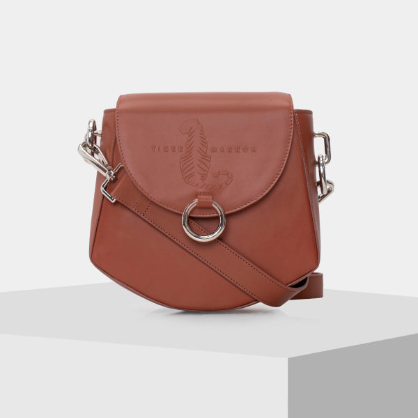 CLAY BROWN - Genuine Leather Crossbody Bags India 