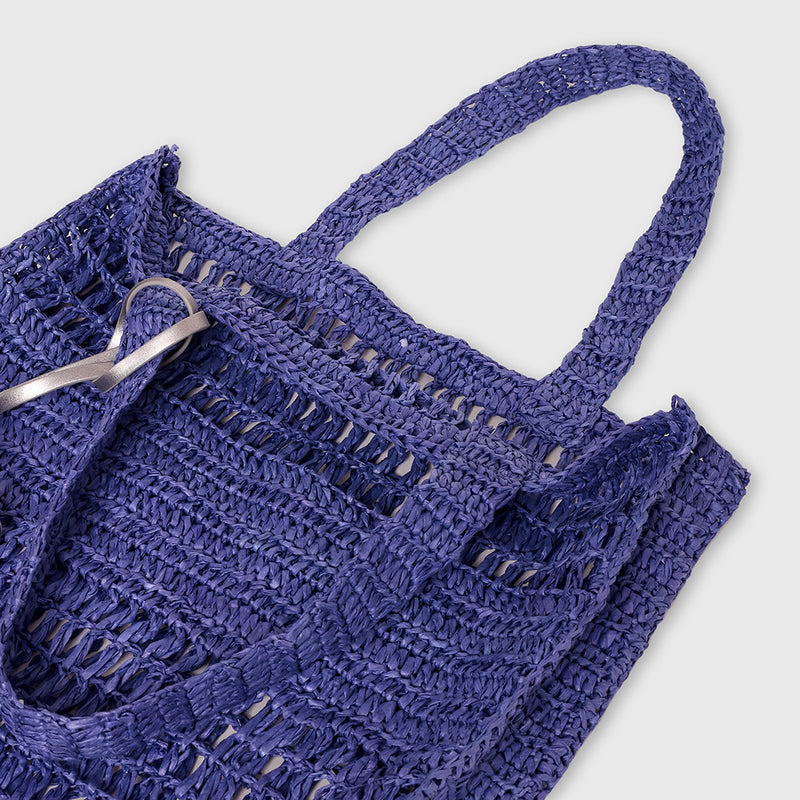 Tiger Coast Raffia Beach Bag