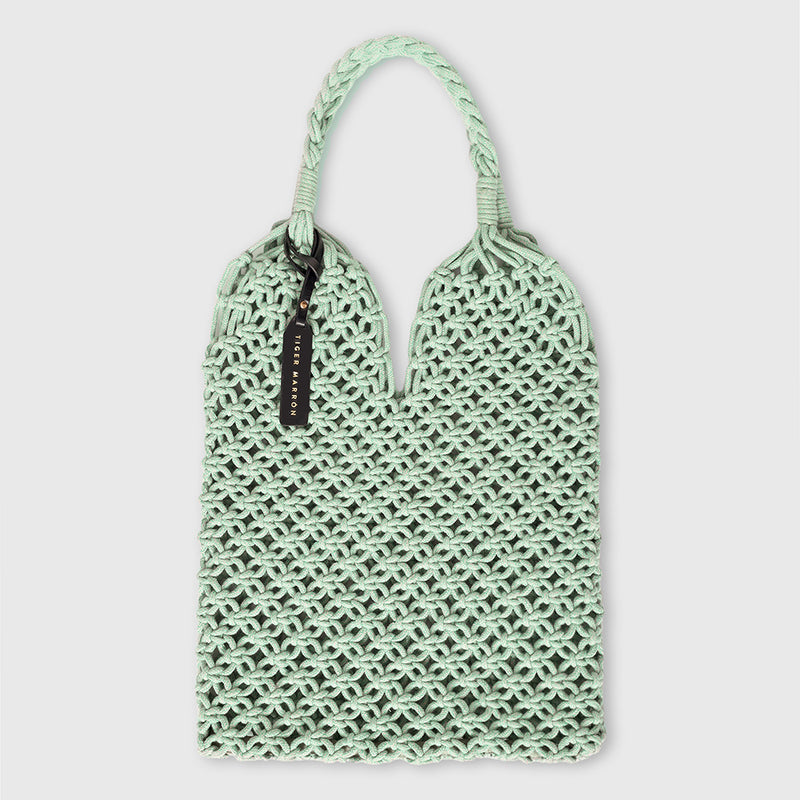 Tiger Shore Cord Beach Bag