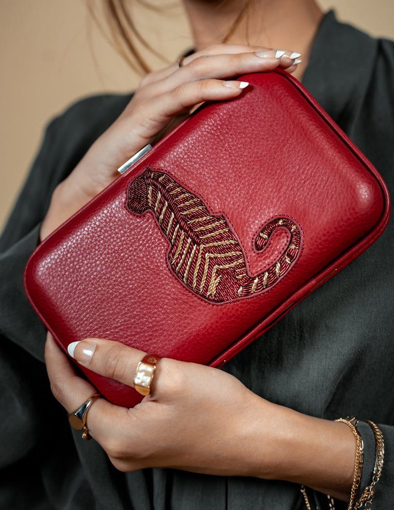 Red Clutch Bag for weddings