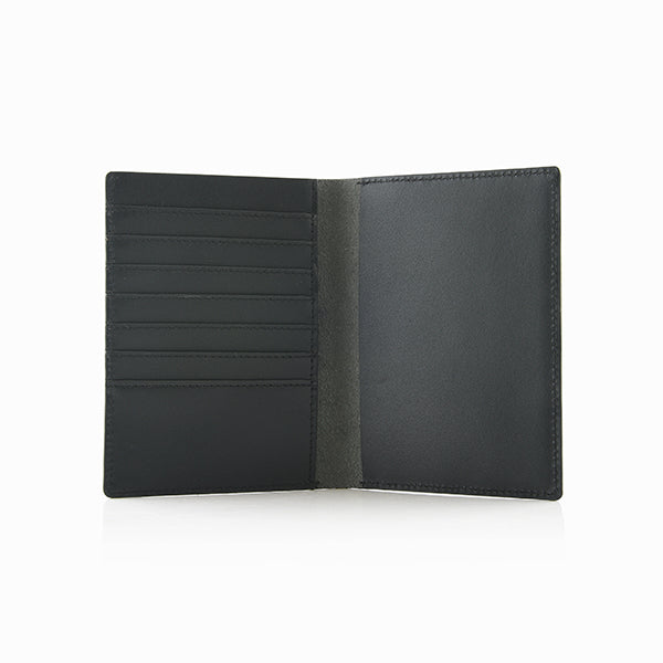 Buy The Mile High Club, Black 7 Card Slots Leather Passport Holder ...