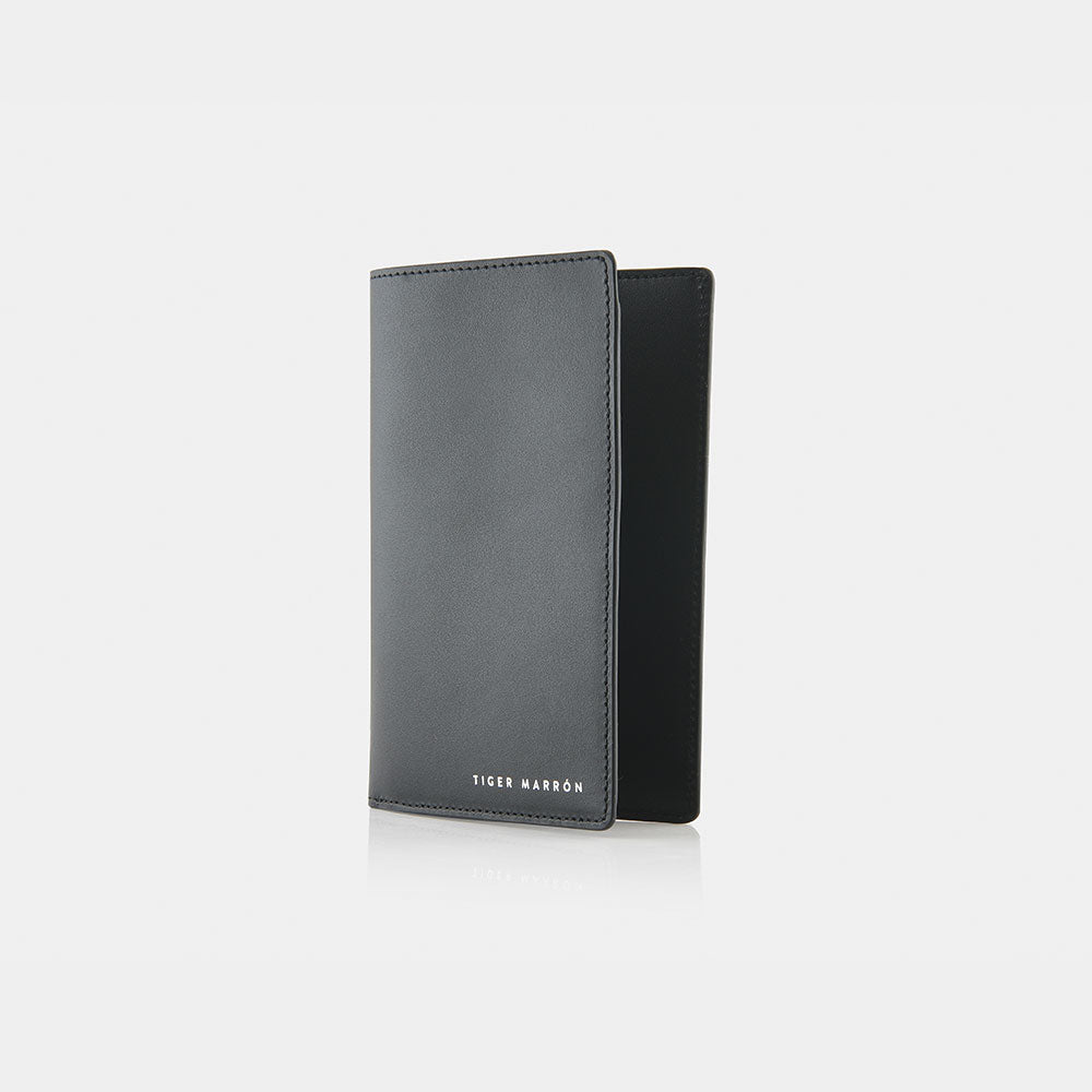 Black Leather passport holder