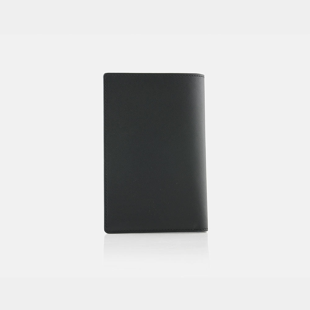 Black leather passport holder india