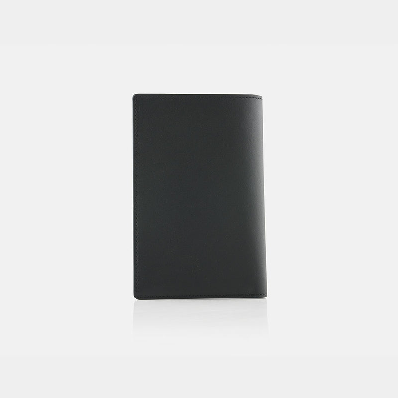 Black leather passport holder india