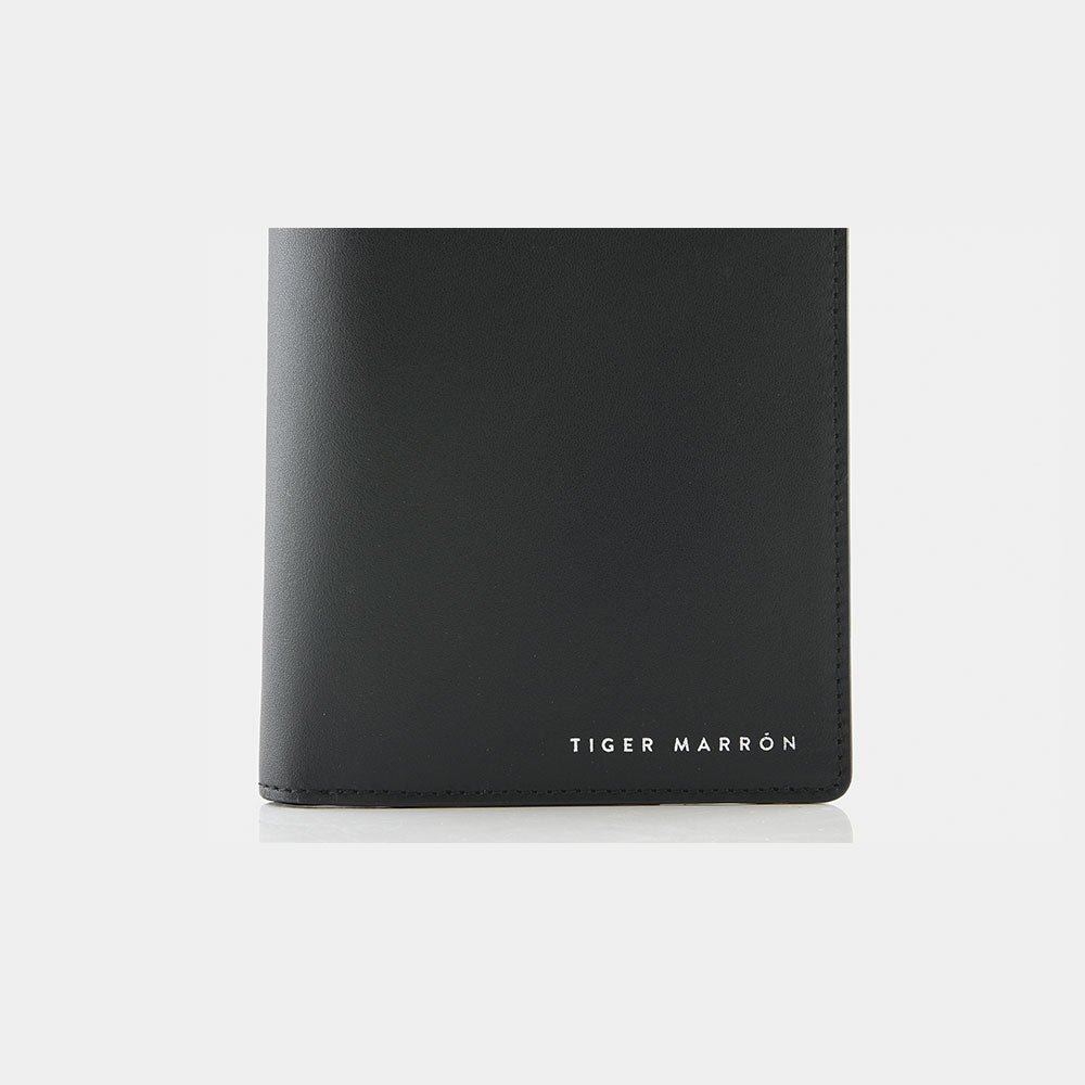 Black Leather Passport Case