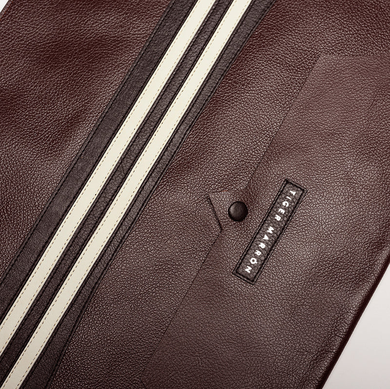 Wine Brown Leather laptop Case