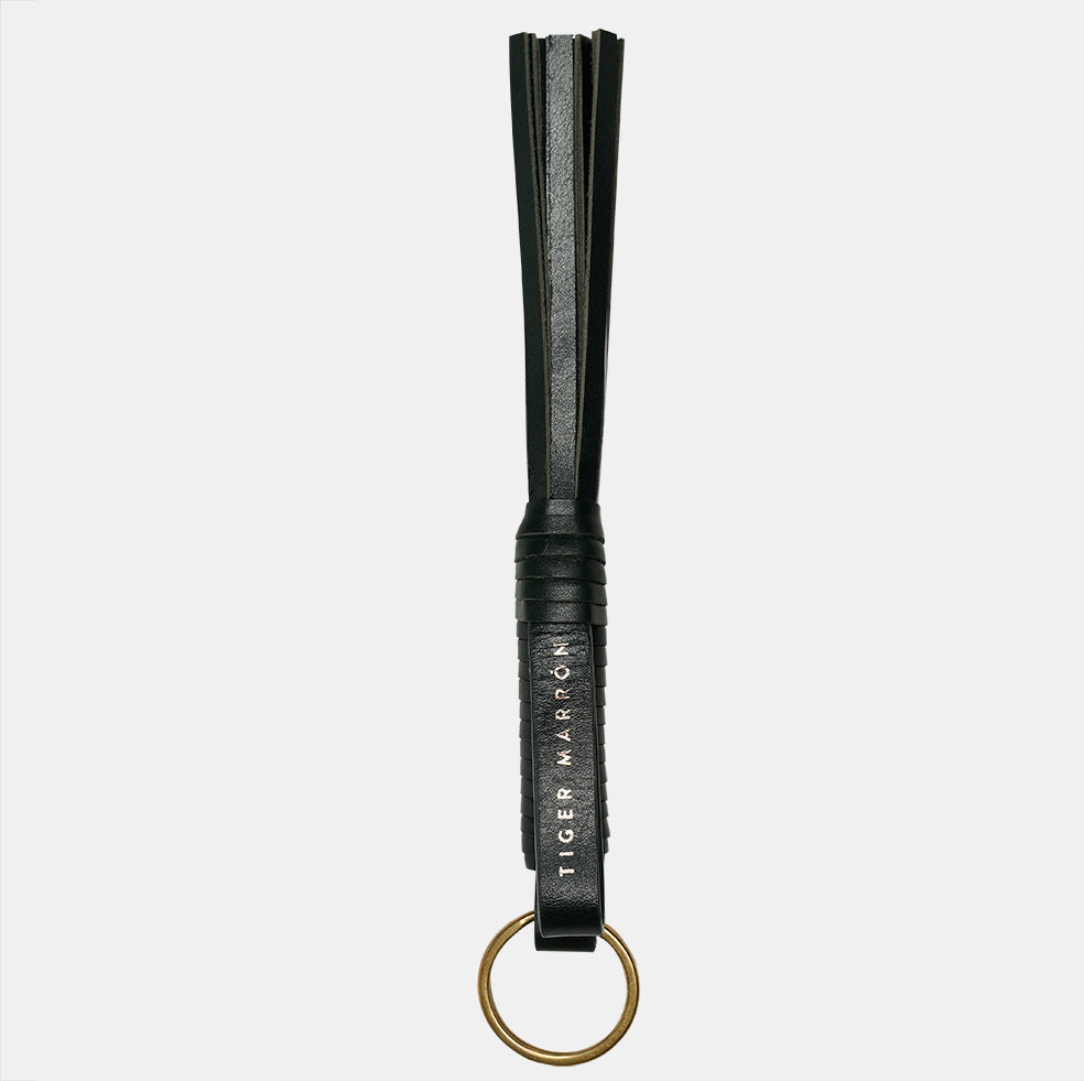Buy WATCH ME WHIP Buy Forest Green Leather Belt Key Ring Online in India Tiger Marron