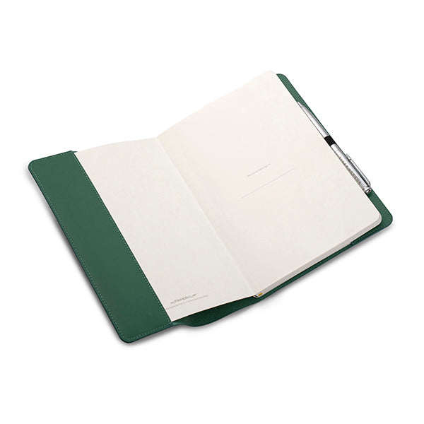 Designer Green leather Notebook cover