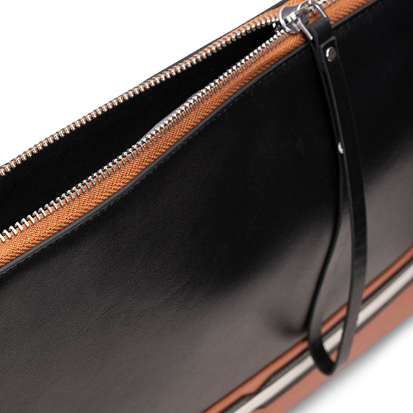 Orange and Black Laptop Sleeve