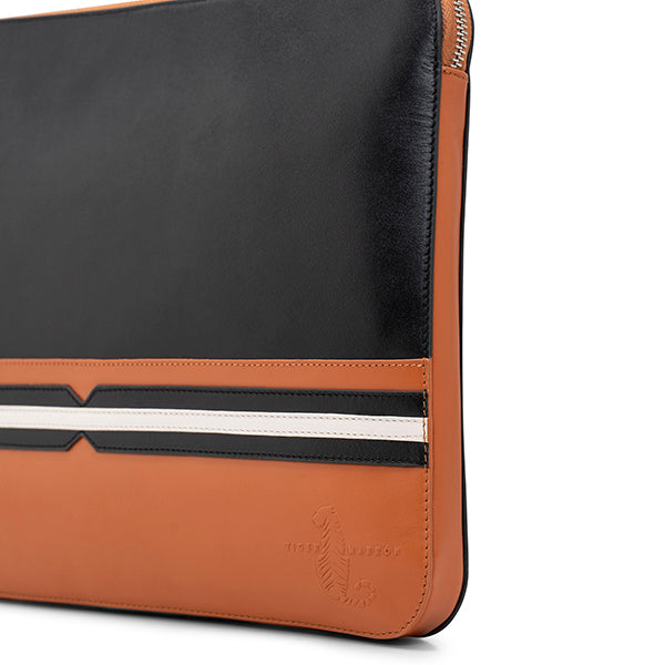 Orange and Black Laptop Sleeves