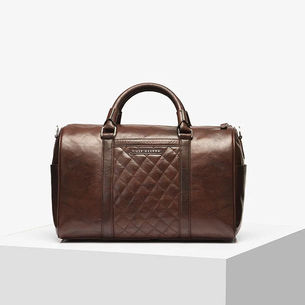 Full grain leather duffel Bags - Vintage Brown