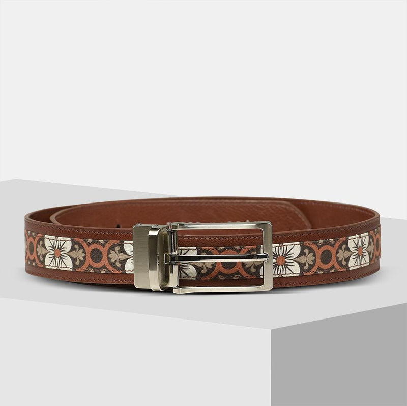 Brown Leather Belt 