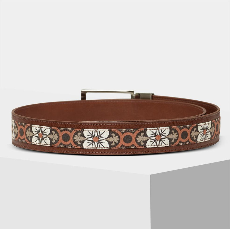 Brown Leather Belt for Women