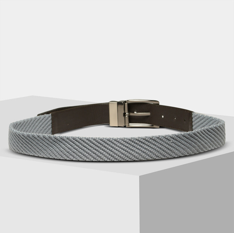 Dark Brown and Blue Leather Belts