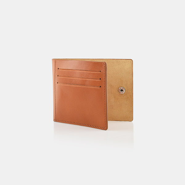 Tan Leather Flap wallet