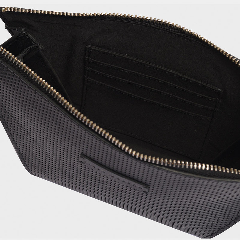 Zipper Black Clutch Bags 