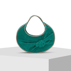 Green Leather Tote Bag by Tiger Fish