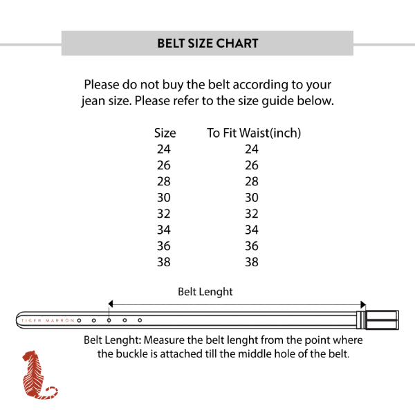 Belt Size Chart
